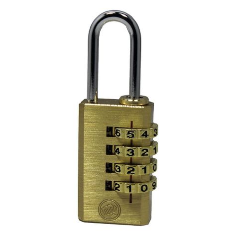 Candado con Clave. Cuerpo de Bronce Macizo 21mm.-2