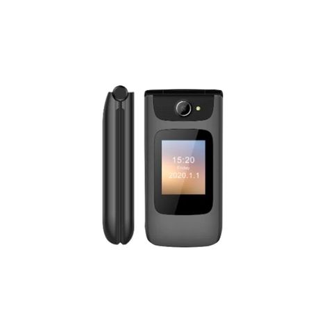 SENIORPHONE 4G CLAMSHELL BATT 1450MAH GRIS-NEGRO INTROTECH-0