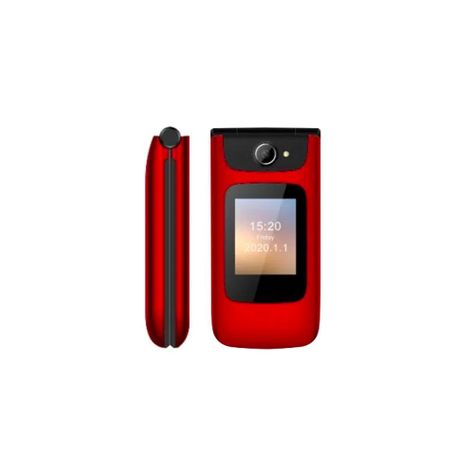 SENIORPHONE 4G CLAMSHELL BATT 1450MAH ROJO INTROTECH-0