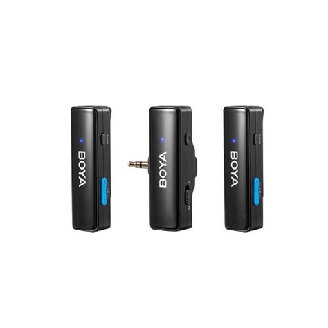 BOYALINK  SISTEMA DE MICROFONO INALAMBRICO DOBLE CON DISENO TODO-EN-UNO-1