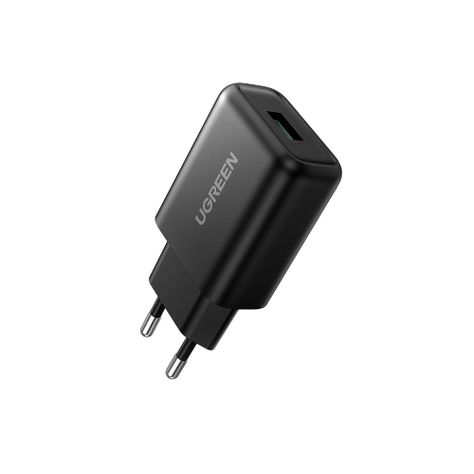 CARGADOR 18W USB-A NEGRO UGREEN CD122-70273-0