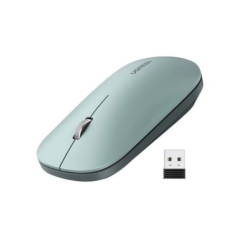 MOUSE INALAMBRICO ULTRA-SLIM VERDE CLARO UGREEN MU001-1