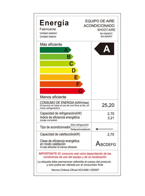 Aire Acondicionado split inverter 9000btu-4