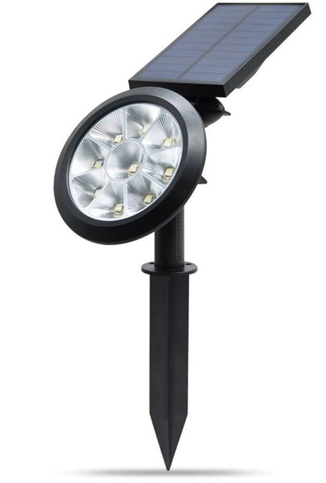 Foco solar con estaca RGB-1