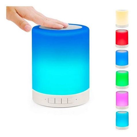Parlante Touch Lamp Inalámbrico Portátil -0