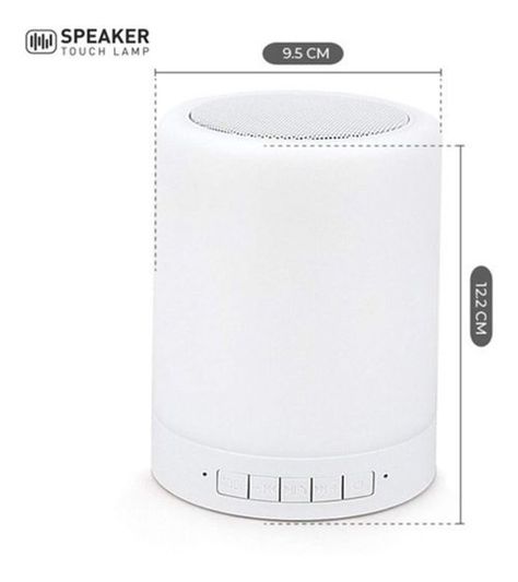 Parlante Touch Lamp Inalámbrico Portátil -2