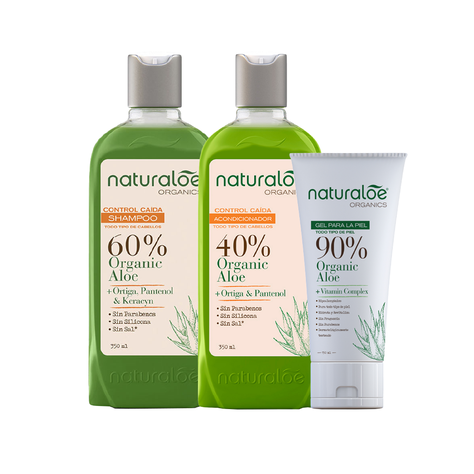 Set Shampoo + acondicionador ControlCaida + Gel de piel120ml-0