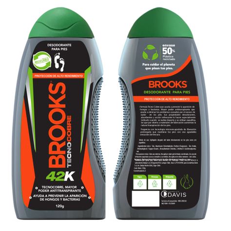 Talco Para Pies Brooks 42K 120 grs-2