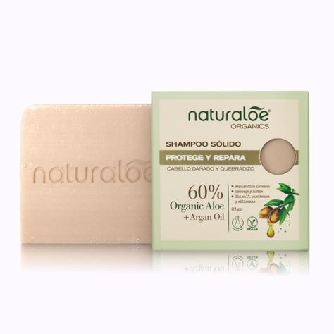 Shampoo Sólido Naturaloe Reparación y Protección 83gr-0