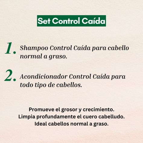 Shampoo Control Caida Graso + Acondicionador Caida 350ml-2
