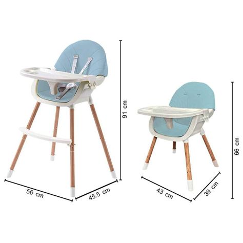 Silla de comer Max Comfort Gris-7