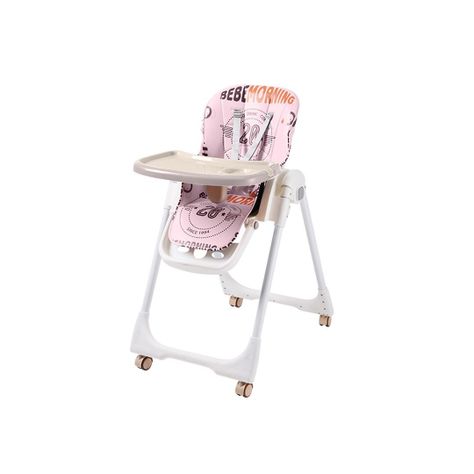 Silla de Comer Plegable Evolution Motivo Rosa-0