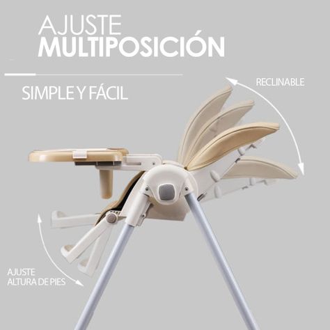 Silla de Comer Plegable Evolution Motivo Rosa-3
