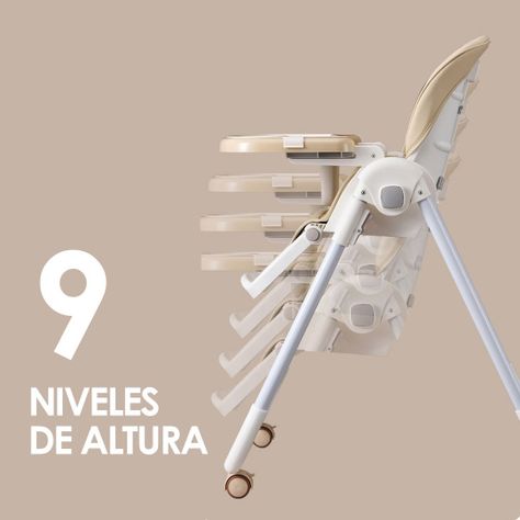 Silla de Comer Plegable Evolution Motivo Rosa-4