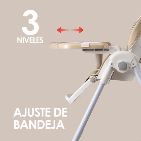 Silla de Comer Plegable Evolution Motivo Naranja-5