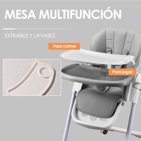 Silla de Comer Plegable Evolution Motivo Naranja-6