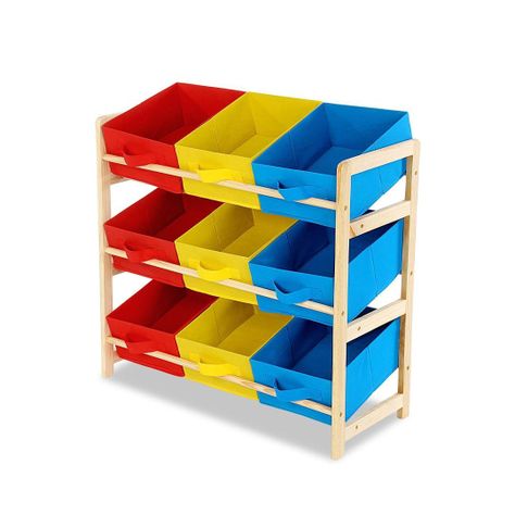 Organizador De Juguetes Multicolor 65x30x60cm -0