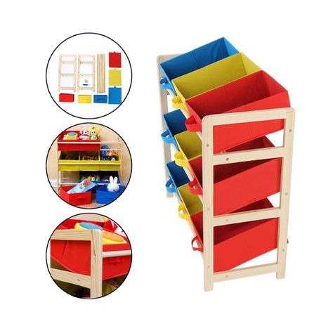 Organizador De Juguetes Multicolor 65x30x60cm -1