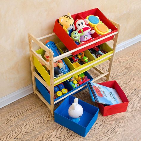 Organizador De Juguetes Multicolor 65x30x60cm -3