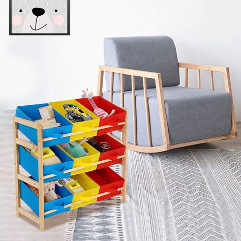 Organizador De Juguetes Multicolor 65x30x60cm -6