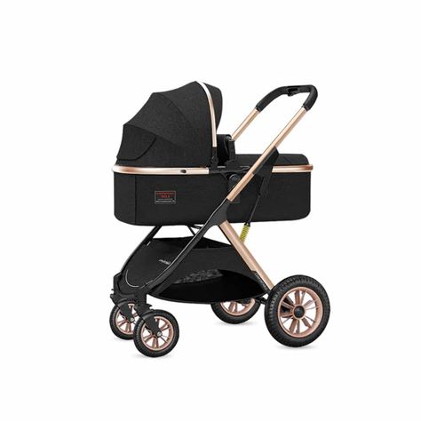 Coche Cuna Moisés Compacto Multiposiciones Negro BABYMINE-0