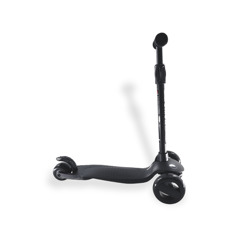Scooter Para Niños Monopatín Negro Luz Led-3