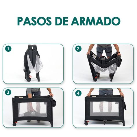 Cuna Corral Para bebé Babelio 2 en 1  Babymine-3