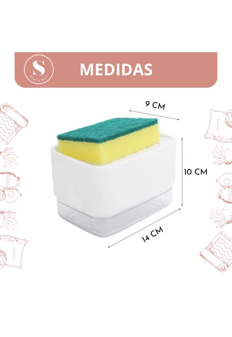 Dispensador De Lava Lozas Manual Para la Cocina-1