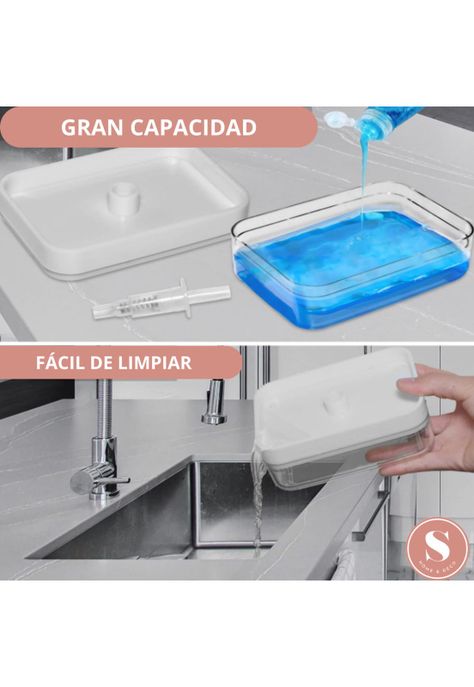 Dispensador De Lava Lozas Manual Para la Cocina-3