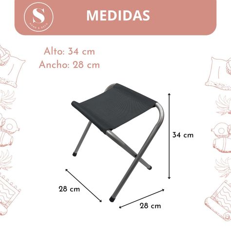 Silla Plegable De Camping Pequeña-4