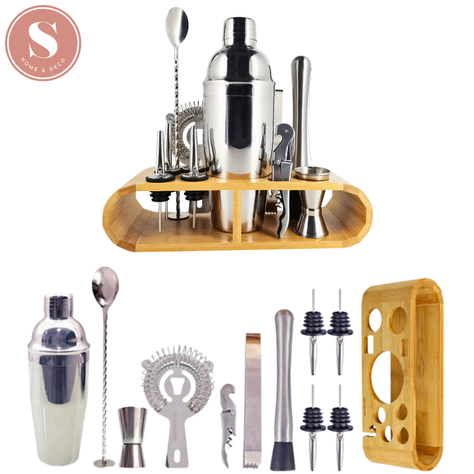 Set de Cocteleria Kit Bartender Jigger 11 Piezas-3