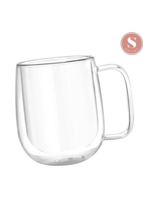 Pack 2 Tazas Doble Vidrio 350 ml-5