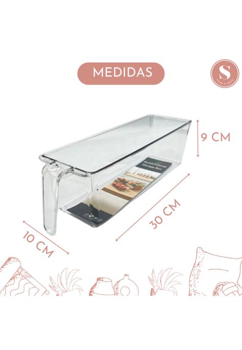 Organizador Refrigerador Pequeño 30 x 10 x 9 cm-1