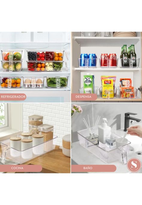 Organizador Refrigerador Pequeño 30 x 10 x 9 cm-2