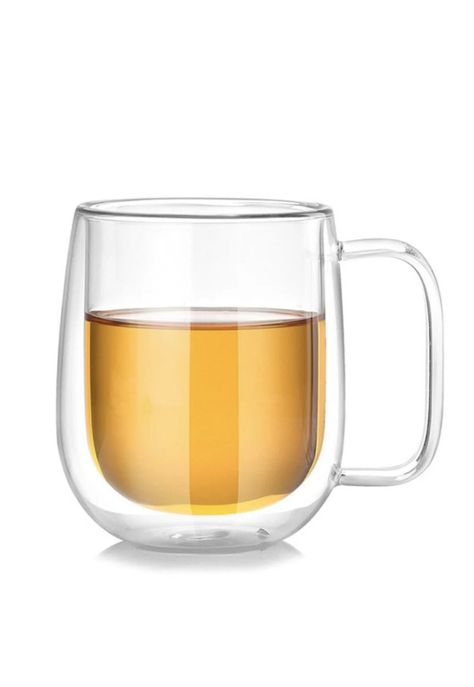 Taza De Doble Cubierta de Vidrio 350 ml -0