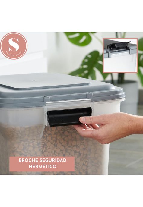 Contenedor Hermético Con Ruedas Para Alimentos 15 kg-6