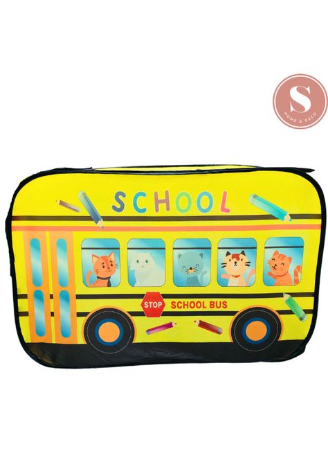 Carpa Infantil Plegable Niños Juego Bus-2