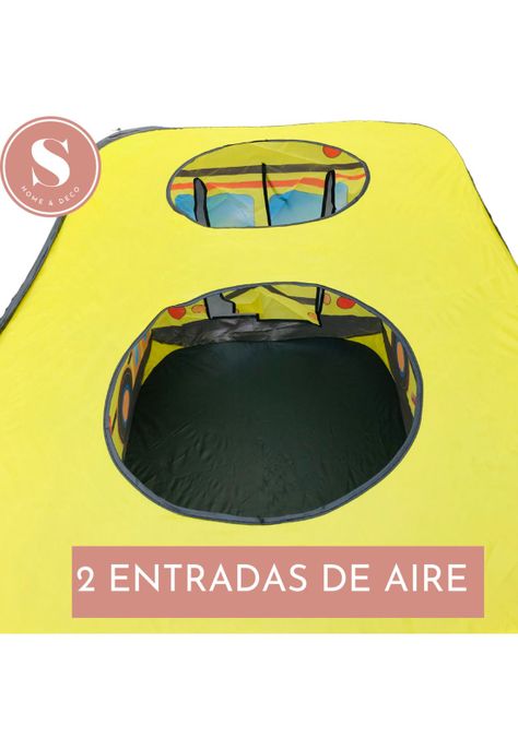 Carpa Infantil Plegable Niños Juego Bus-3