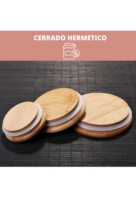 Especieros Contenedores Recipientes Vidrio Con Soporte-5