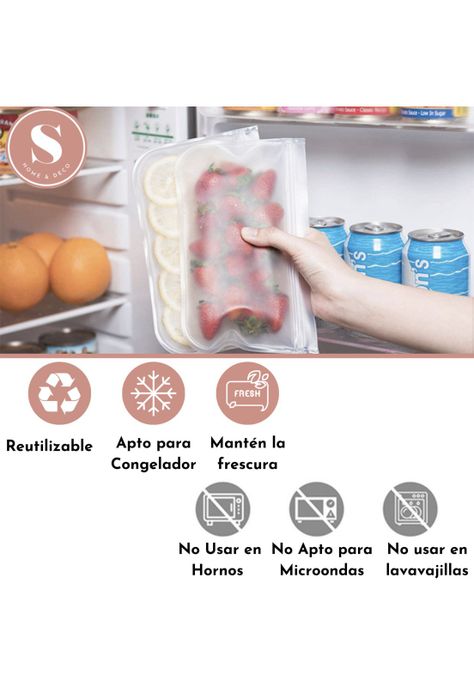 Bolsa Contenedor Hermetico Recipiente 490 ml -1