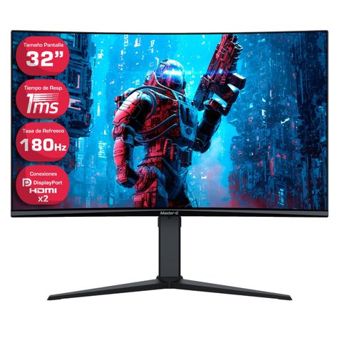 Monitor Gamer Curvo Led  32" Full HD 180Hz 1Ms-0