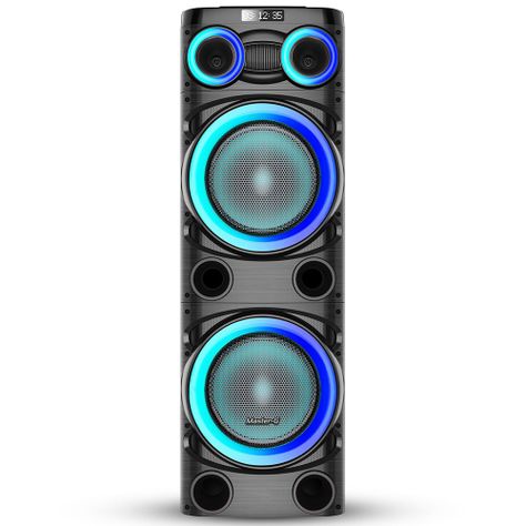 Parlante Karaoke Bluetooth 12” x2 con Micrófono MGKRAKEN-9