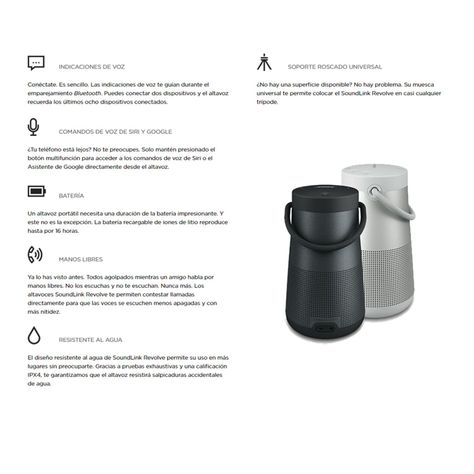 Parlante Portátil Bluetooth Bose Soundlink Revolve+ Ii-4