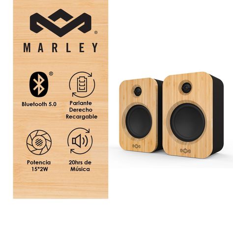 Parlantes Bluetooth Get Together Duo House of Marley-1