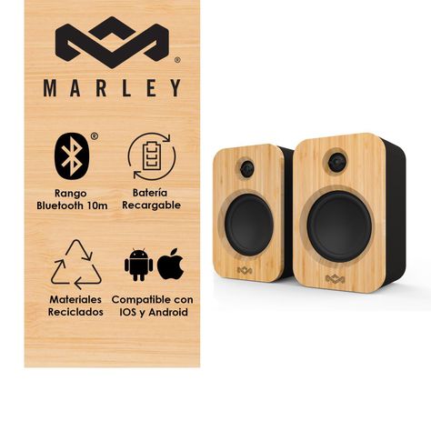 Parlantes Bluetooth Get Together Duo House of Marley-2