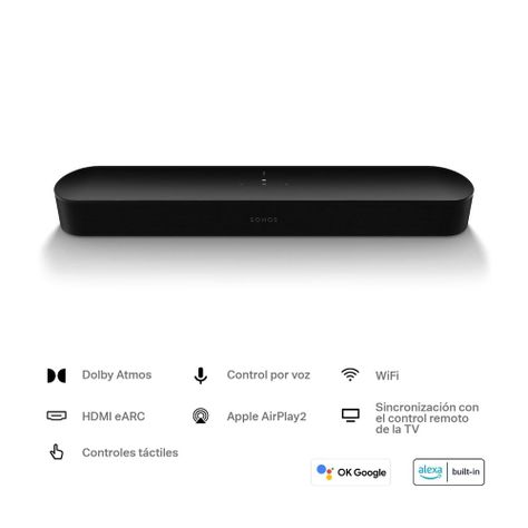 Soundbar Sonos Beam Gen 2 WiFi Negro-1