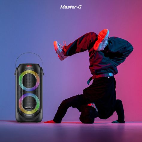 Parlante Karaoke Bluetooth 6,5” x2 MGEVO-1