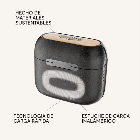 Audífonos Bluetooth True Wireless Redemption ANC 2 Marley-3