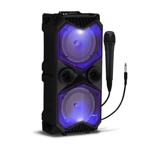 Parlante Karaoke Portátil Bluetooth Master G + Micrófono-0