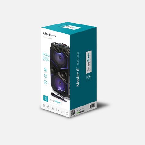 Parlante Karaoke Portátil Bluetooth Master G + Micrófono-4